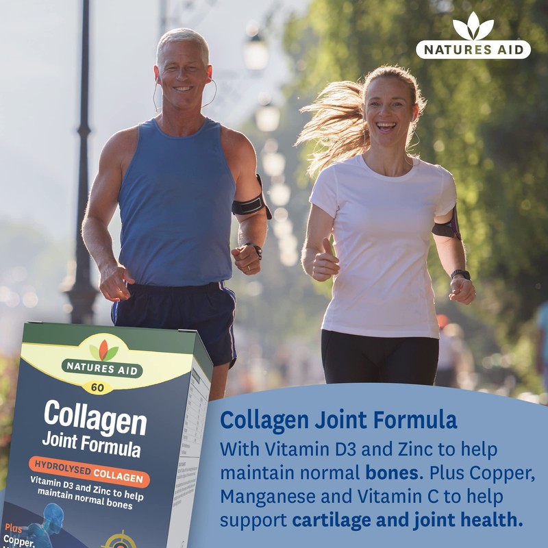 Natures Aid Collagen Joint Formula with Vitamin C, Copper and