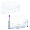 16 Pieces Business Card Holder, Transparent Acrylic Business Card Holder