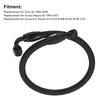 Braid Fuel Line Black Replacement for Acura Integra B D