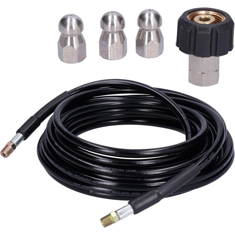 Drain Cleaning Hose Sewer Jetter Kit, 10 Meter High -