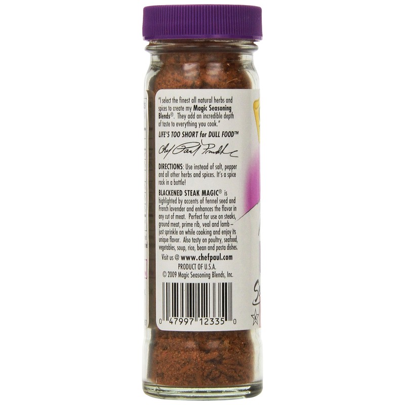 Magic Seasoning Blends Blackened Steak, 1.8 Ounce (Pack of 1)