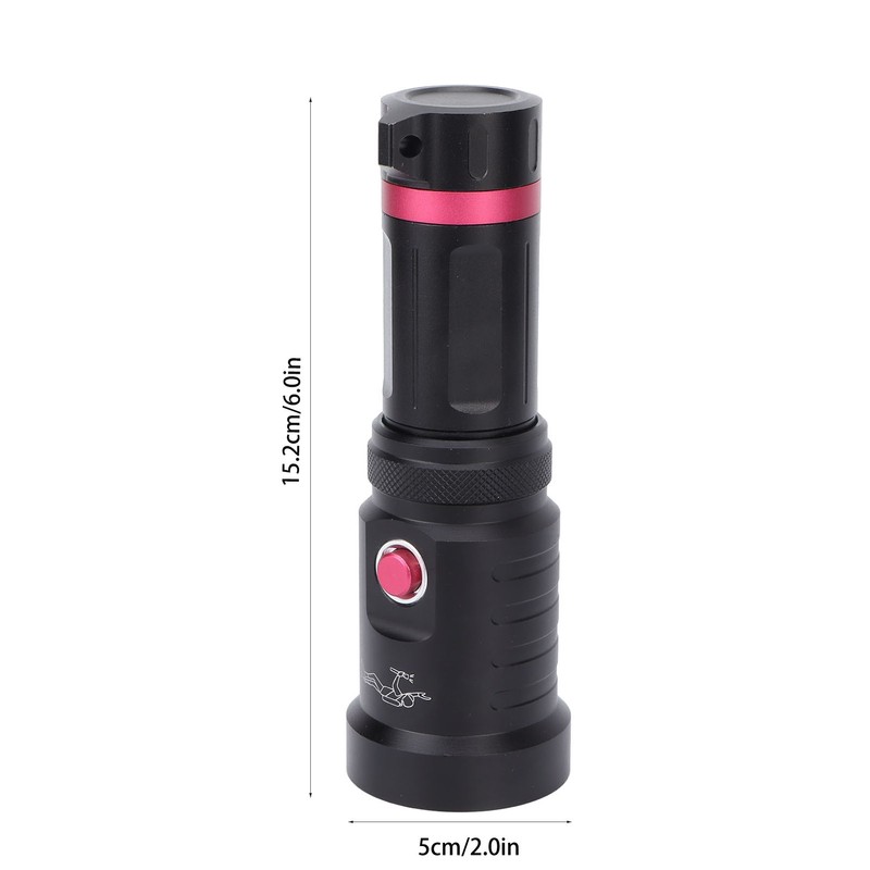 XHP70 5000lm Diving Lights Aluminum Alloy 100m IPX6 Waterproof Underwater