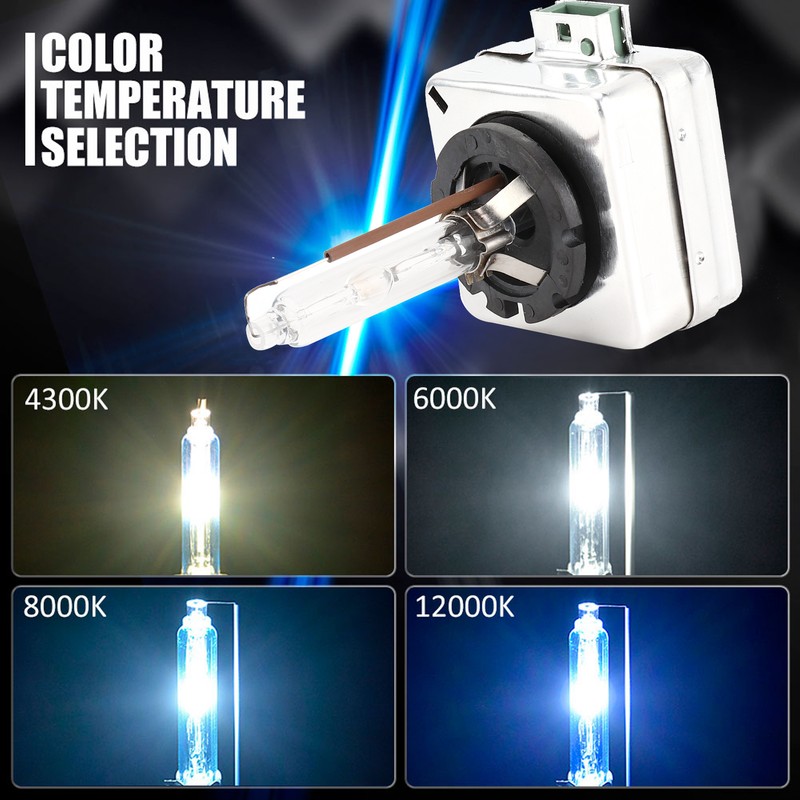 Pair Universal HID Xenon Bulb for Front Fog Lamp Headlight