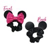 Styla Hair 2pk Mouse Ear Scrunchies for Kids Velvet Hair