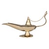 JMD Handcrafted Brass Aladdin genie lamps: incense tubes, Brass, Gold,