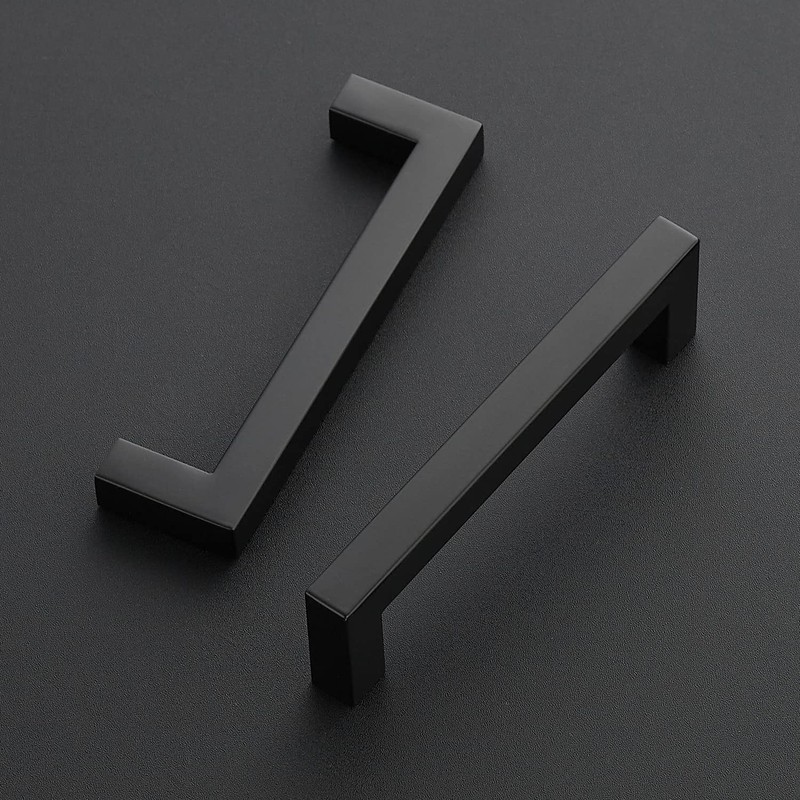 Ravinte 18 Pack 4-1/2 Inch Kitchen Square Cabinet Handles Matte
