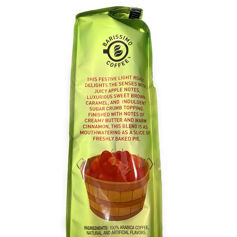 Barissimo Apple Crisp and Caramel Ground Coffee Set, 12 oz