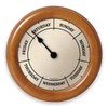 DayClocks Classic Week-Day Wall Clock with Solid Wood-Round Frame –