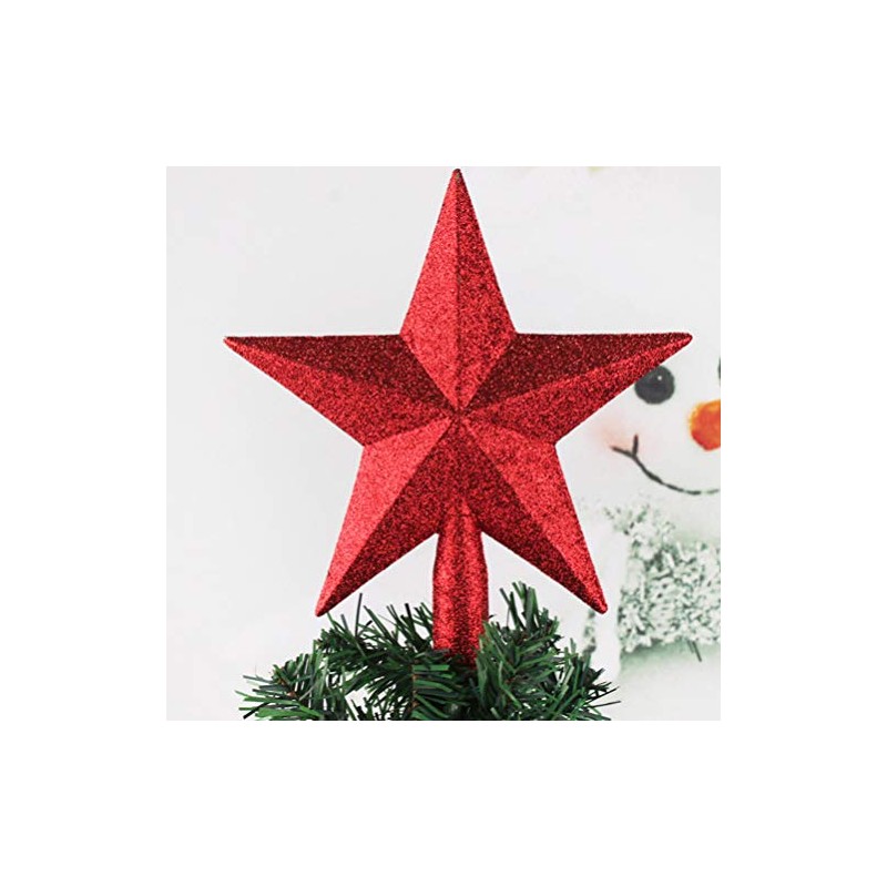 Christmas Tree Topper, Christmas Tree Topper, Red 20 cm