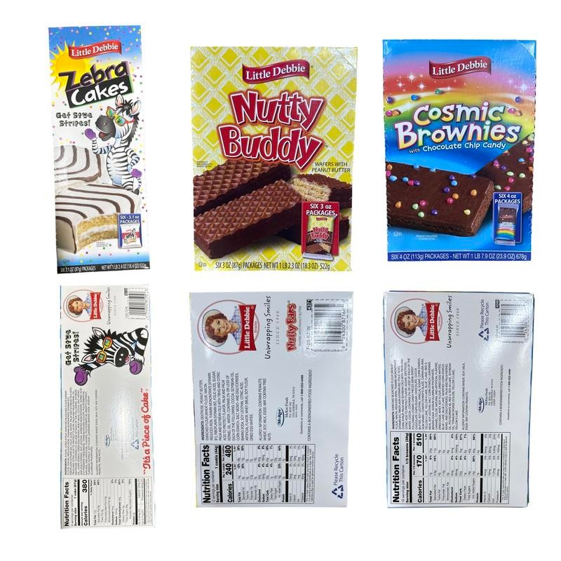 Little Debbie Mega Sized Cakes | Zebra Black & White