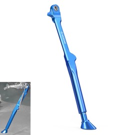 NICECNC Blue 2-Level Adjustable Side Stand Kickstand Compatible with Husqvarna 125-450 FX TX 2023-24 150-501 TE FE 2024,Compatible with KTM 125-450 XC XCF 2023-24 150-500 EXC XCF-W 2024,See Fitment