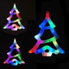 The Christmas Workshop Multi Coloured LED Window Light Christmas Tree