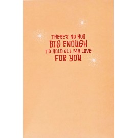 Peanuts Snoopy Happy Grandparents Day Greeting Card - No Hug Big Enough