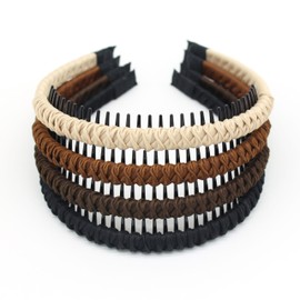 JOBAND Spa Headbands for Washing Face or Facial.Can easily solve the problem of short hair on the forehead fashionable hair accessories are suitable for friends gatherings and shopping（A pack of 4）