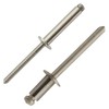 Blind rivets with flat head, 4 x 12 mm, pack