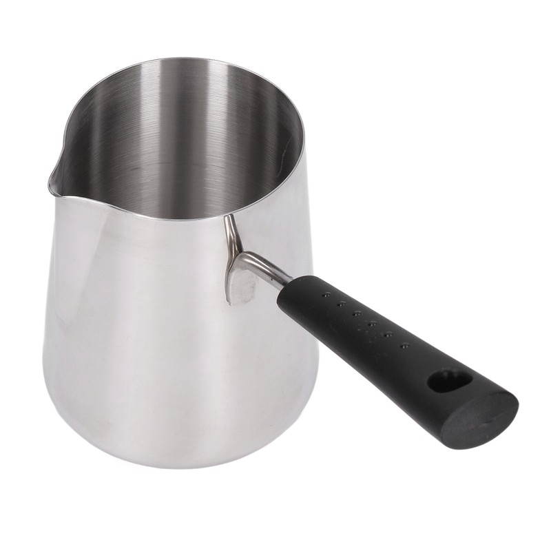 Turkish Coffee Pot 600ml Stainless Steel Glossy Surface High Temperature