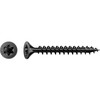 Spax Universal Screw, Countersunk Head, Black, T-Star Plus, Full Thread