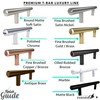 ALPINE HARDWARE Premium Solid Euro Style Bar Handle Pull-10Pack-3.75 inch