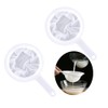 GYWHOOFT 2 Strainers Filtration Separation Netting Handheld Filtration Net Brine