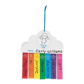 All About Me Rainbow Craft Kit - Craft Kits - 12 Pieces