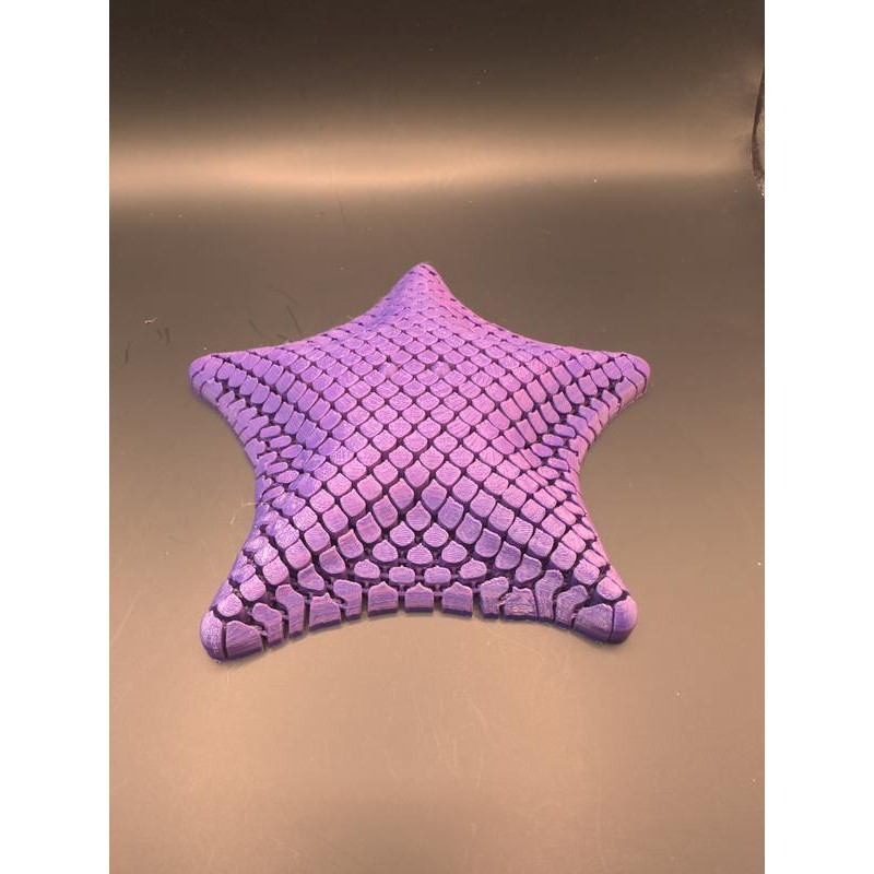 Articulating Chubby Starfish Fidget Figurine - Color: Mystery Rainbow, Size: