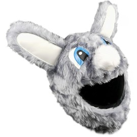 FunnyRiders Motorcycle Helmet Cover Plush - Motorcycle Helmet Cover - Plush Helmet Cover Motorcycle Helmet - Rabbit Accessories Funny - Cover - Made in Poland Helmet Motorcycle