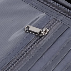 Aramox Cartera para Pasaporte Porta Pasaporte de Tela Oxford con Bolsillos con Cremallera y Correa para la Mano Documento de Viaje a Prueba de Lluvia para Viajes Familiares Tarjetas de Embarque en