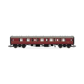 TT:120 Hornby Coach Car - TT4001 BR Mk1 Composite Corridor E15459 - Era 5 Train Toy, TT Gauge Carriage for Train Set, Rolling Stock Models for Adults - 1:120 Scale Model Gift
