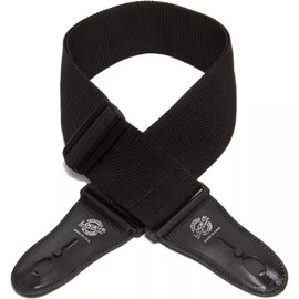 Lock-It NEW - Lock-It Straps Professional Gig Series 3" Black Poly Strap, Locking Ends