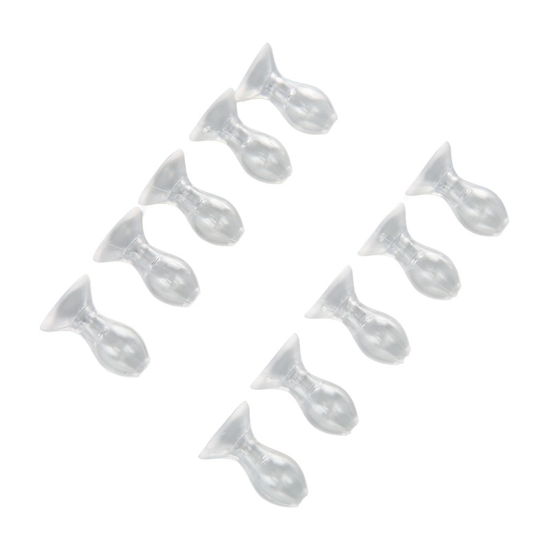 10pcs Hearing Amplifier Dome Silicone Ear Tip Earplug Replacement Accessory