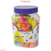 ZOFAX Teen8 Novelty Coloured Erasers, Medium, Pack of 100, Multipack,