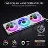 Redragon GCF012 Standard 120mm PC Case Fan, Daisy-Chain Connection, 5V