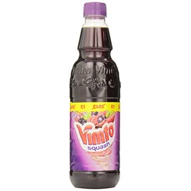 Vimto Blackcurrant Drink England, 23.6 Ounce Plastic Bottle