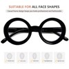 Eyekepper Paquete de 4 gafas de lectura redondas para mujer,