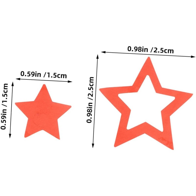 Healeved 2rollos Pegatinas Bronceadoras De Estrellas De Pegatinas Corporales Autoadhesivas