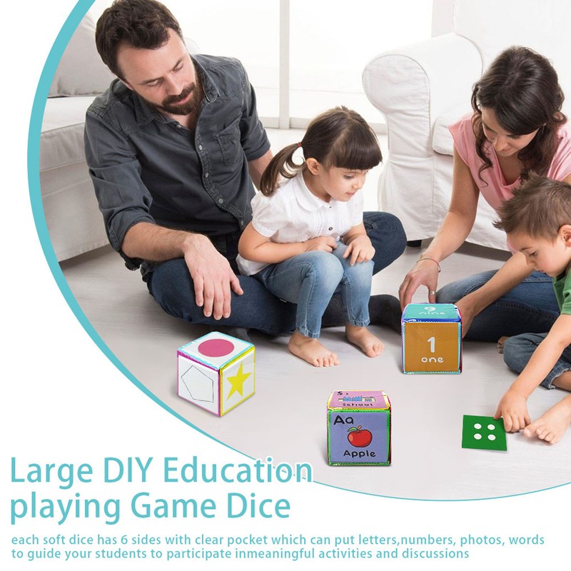 Soft Foam Game Dice DIY Education Playing Game Dice Toy
