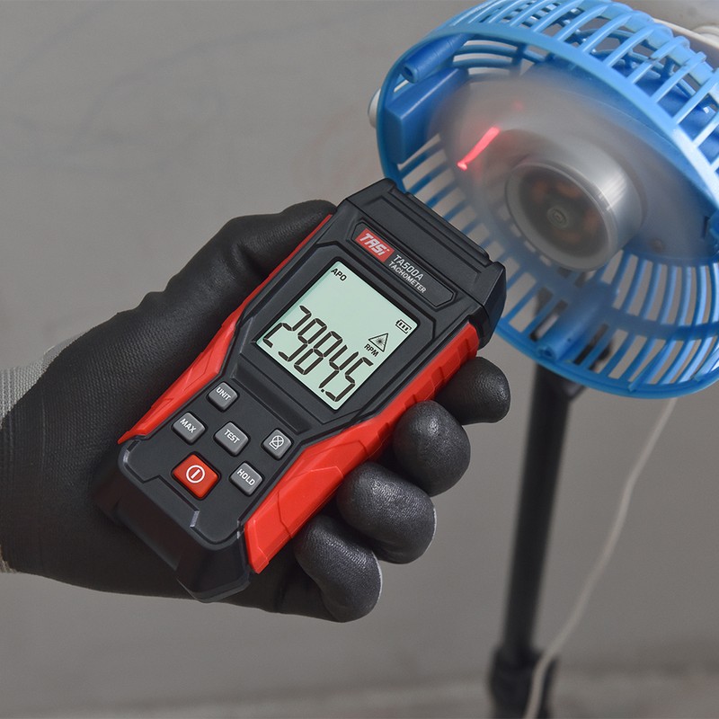 TASI Digital Tachometer Non-Contact Mini RPM Tester Meter LCD Display