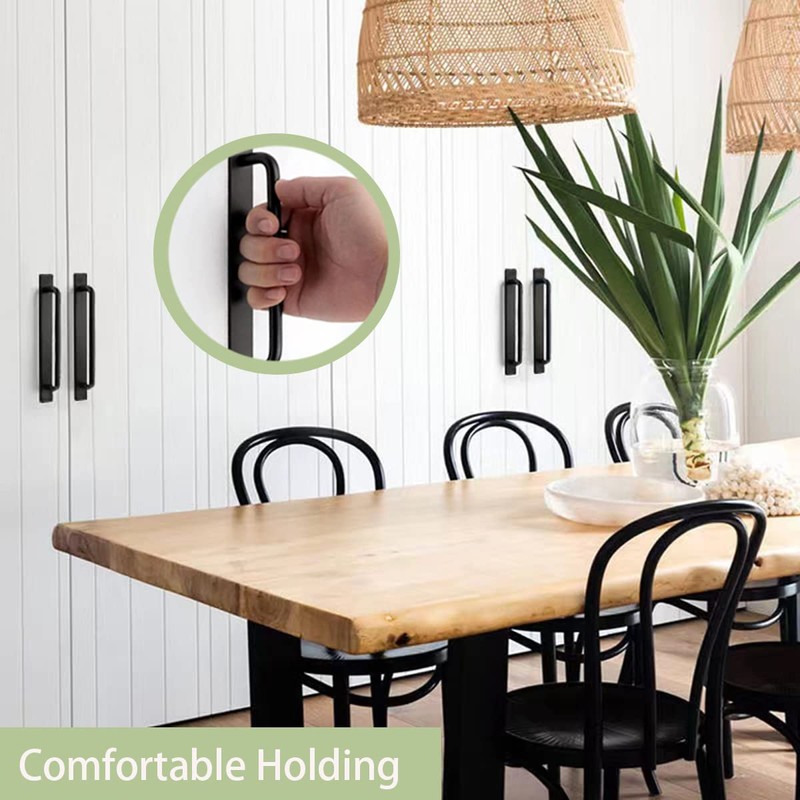 CcHhyyt Self-Stick Instant Kitchen Cabinet Bathroom Drawer Closet Door Handle