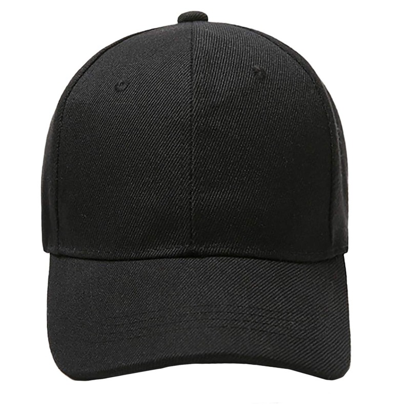 White Fang Plain Hat, Stylish Casual Cap, Cool Brim, Men's