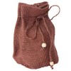 Jute Bag with Base Large Brown