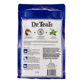 Dr Teals Pure Epsom Sal, Aclarar Y Suavizar Con Hamamelis Y