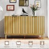 Otterease Buffet Cabinet with Storage, Sideboard Cabinet with Fluted Door,