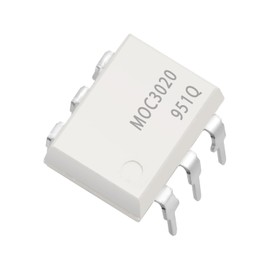 Chanzon 10pcs MOC3020 Optocoupler DIP Installation DIP-6 Optocouple Compatible with MOC3020M Optical Isolator