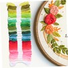 Gadpiparty Bundles of Cuttable Embroidery Threads Multi Function Sewing Supplies