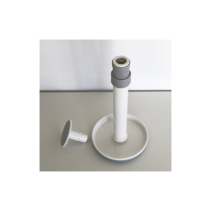 Guzzini Push and Kitchen Roll Holder Grey/White, Height Approximately 28