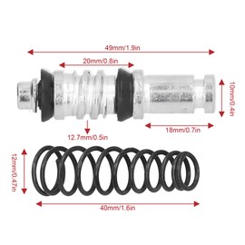Repair of the clutch brake pump, repair kit for the main brake cylinder of the motorcycle, piston spring seals 12.7 mm
