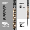 Harrows Imperial Diamond 90% Steel Darts 25 g