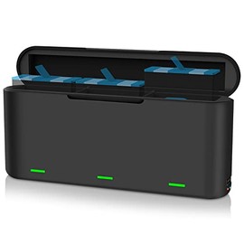 Battery Charger for GoPro Hero 9/10 Support Reverse Charging with Type-C Port to Charge and Discharge GoPro 9/10 Battery (Battery not Included)