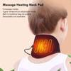 USB Neck Heating Pad, Heating Neck Massager 5 Gear Vibration