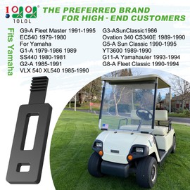 10L0L Rubber Air Box Lid Hook for Yamaha G1 1979-1989 Golf Cart Latch Strap, Replaces J10-14436-00